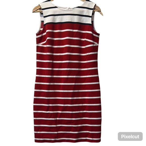 Brooks Brothers Women’s Red, White & Black sleeveless dress US8 - Picture 1 of 5